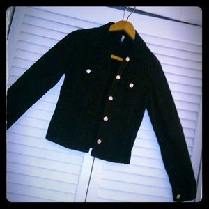 Cute , Black Jean Jacket